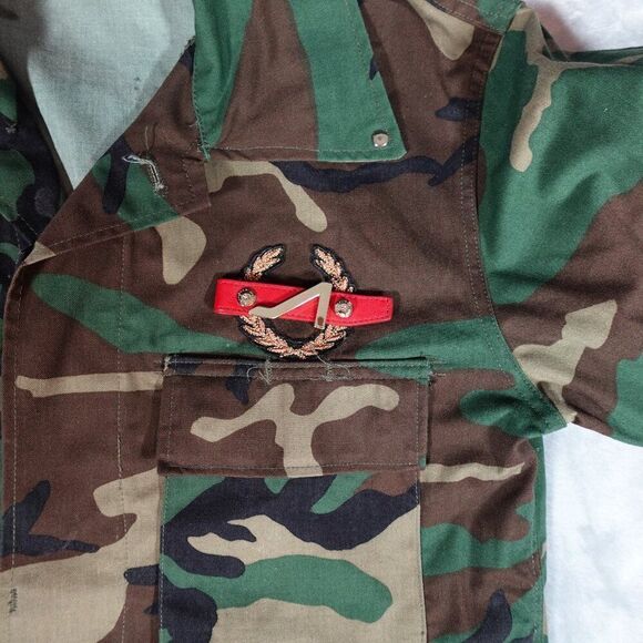 Apolinar 1948 Camo Army Field Jacket Mens Small Tall Fit Custom Logo - Picture 3 of 13